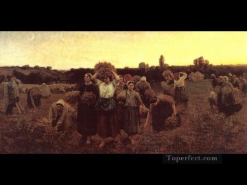グリーナー家の田園地帯の回想 現実主義者ジュール・ブルトン Oil Paintings